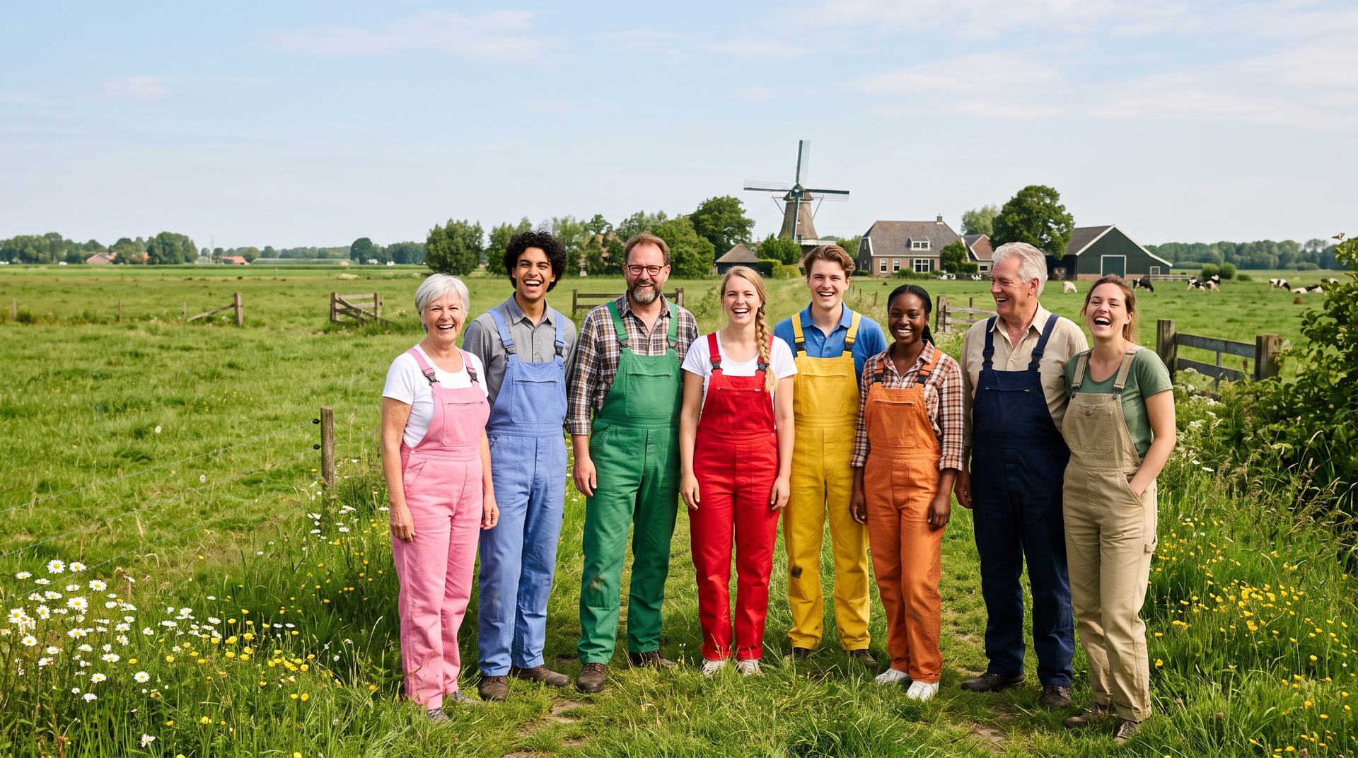 Tuinbroeken in alle kleuren