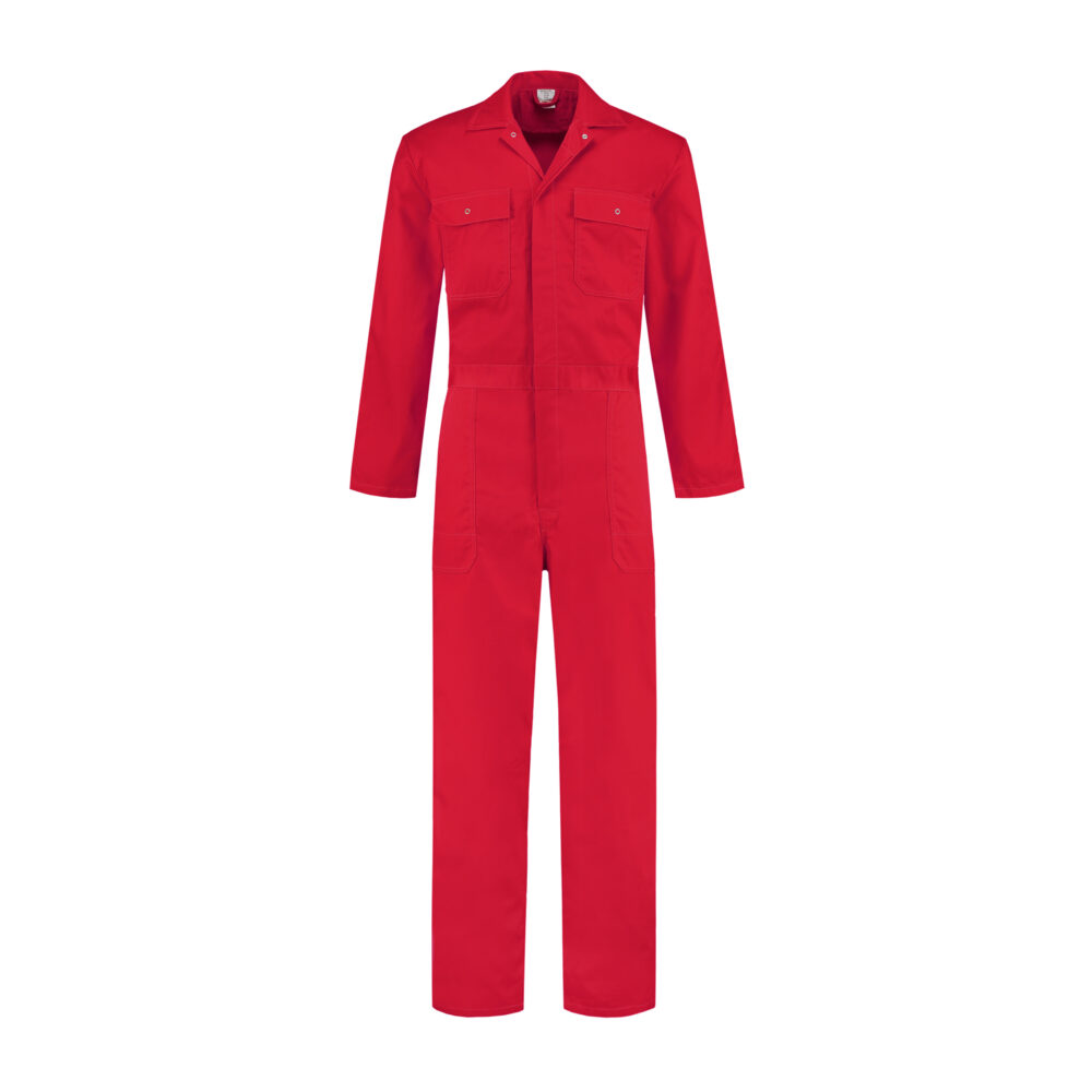 Overall polyester/katoen – Rood