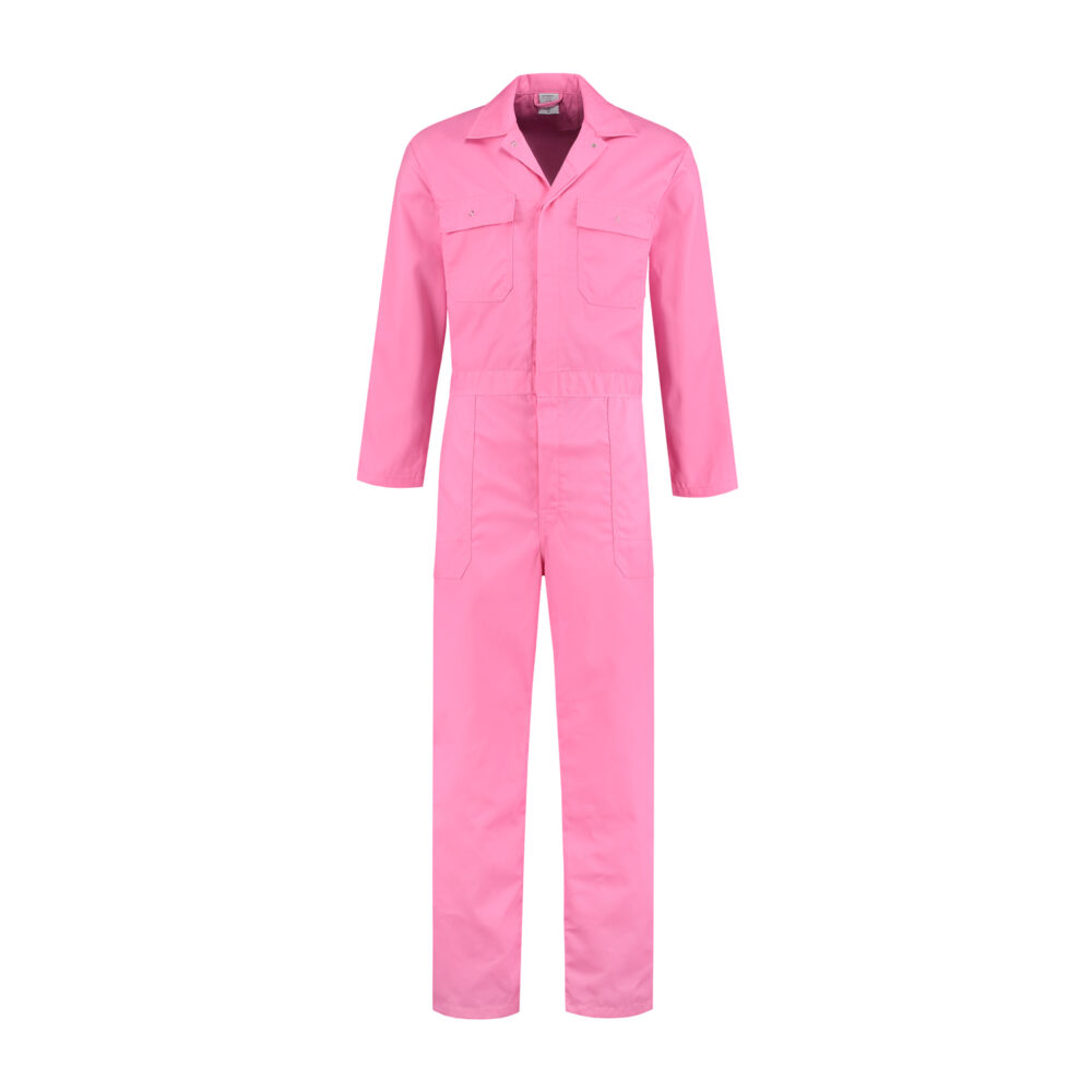 Overall polyester/katoen – Roze