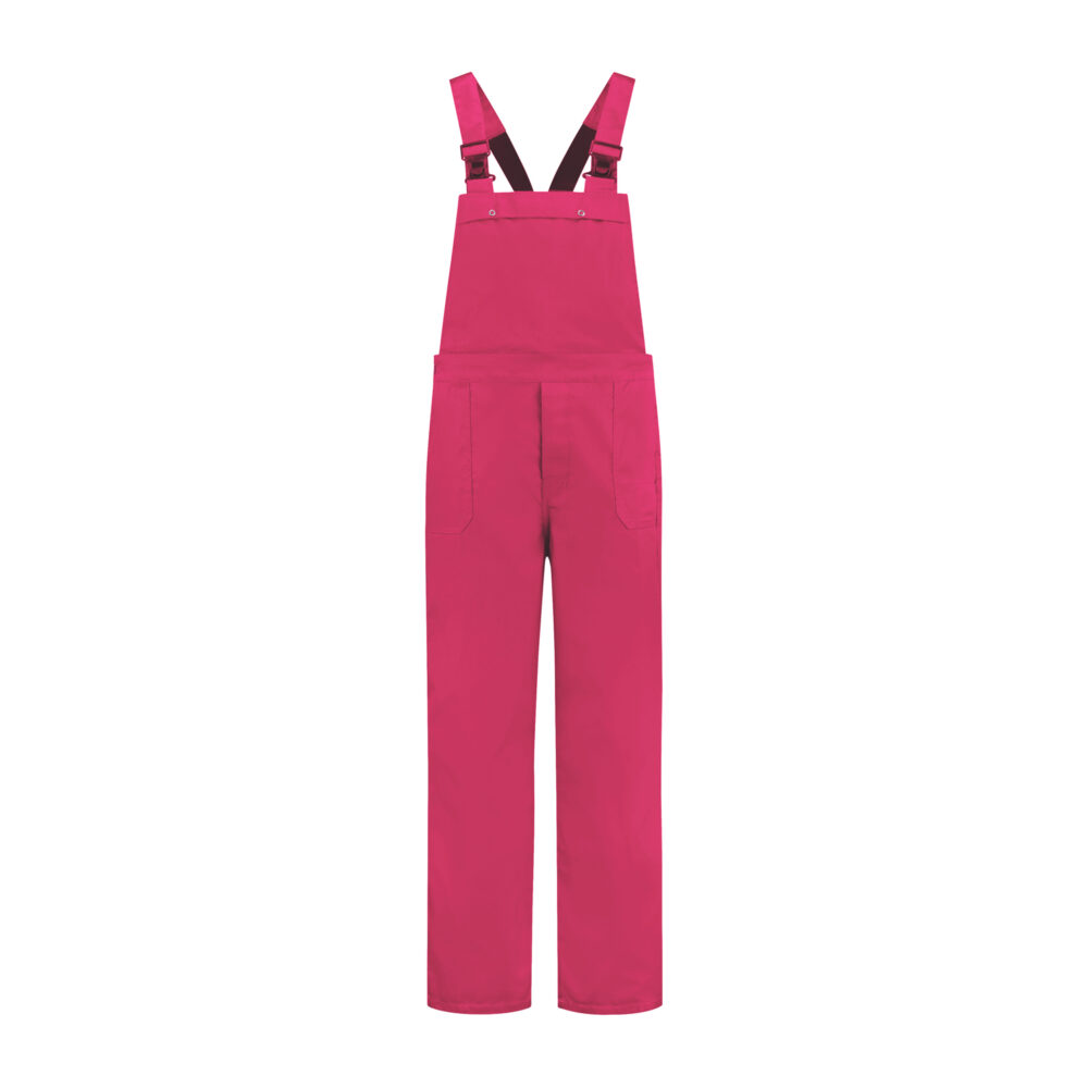 Tuinbroek polyester/katoen – Fuchsia