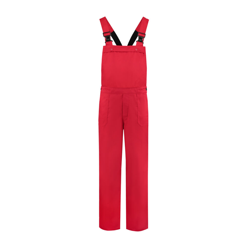 Tuinbroek polyester/katoen – Rood